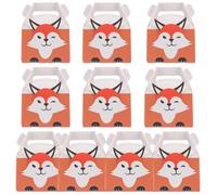 GATHINESS Scatole Porta Biscotti a Tema Animale in Carta 10 Pezzi, Portatili e Multiuso per Feste e Matrimoni, Confezione per Dolci e Biscotti