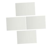 GATHINESS Set 4pezzi Cornici per Sublimazione in Lega di Alluminio Argento, Leggere e Resistenti, per Decorazione Parete Ufficio Design Elegante
