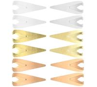 GATHINESS Set di 12 Bookmark in Ottone a Forma, Accessori Libro Eleganti e Resistenti Non Danneggiano le Pagine, per Regali Amanti Libri e Studenti