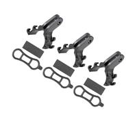 GATHINESS Supporto per Luce per Bicicletta e Porta Targa da Gara in Materiale Plastico Set 3 Clip per Bici Anteriore Adatto a Bici Pieghevoli