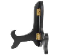 GATHINESS Supporto per Quadri e Supporto per Telaio in Legno Nero, Base Larga per Piatti da 11-15 CM, Utilizzabile Come Porta Menu e Porta Foto da Tavolo in Ristorante e Casa