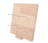 GATHINESS Tavola Semplice e Comoda da Usare di Blocco in Legno per Uncinetto e Maglieria per Principianti nei Lavori a Maglia e Uncinetto