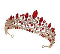 GATHINESS Tiara in Lega di Zinco, Facile da Indossare Accessorio Chioma Elegante Corona Decorata per Sposa e Feste per Party e Cerimonie