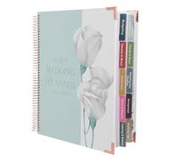 GATHINESS Wedding Planner Book, Wedding Planner Binder, Carta, per Prendere Appunti e Organizzare la Pianificazione del Matrimonio, Fidanzamento e Matrimonio di Destinazione
