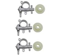 Gathukila 3Set 2500/3800 Motosega Ricambi Pompa Olio Motosega con Ingranaggio di Trasmissione Adatto per a Catena 25CC/38CC