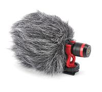 Gathukila Microfono di registrazione, microfono per fotocamera, microfono da intervista professionale