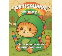 Gatisaurios: “Gatitos disfrazados de dinosaurios en un mundo para colorear”