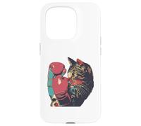 Gatito De Boxeo Cool Boxer Cat Boxing Gloves and Cats lovers Custodia per iPhone 15 Pro