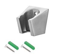 Gativs Supporto Doccetta Universale Doccia Supporto con Viti Supporto Soffione Doccia Supporto Staffa Supporto per Doccia Palmare Argento Supporto per Soffione Doccia a Doppio Slot Universale