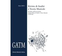 GATM. Rivista di analisi e teoria musicale (2025) (Vol. 1)