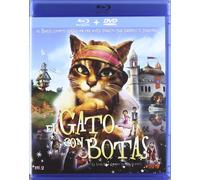 Gato con botas (Combo DVD + BR) [Blu-ray]