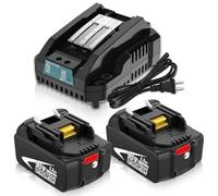 GatoPower 2 X BL1850 18V batteria di ricambio per Makita 18V batteria con DC18RC 3A caricabatterie BL1850B BL1845B BL1845 BL1840B BL1835 BL1830 194204-5 LXT 400 per Makita Batteria