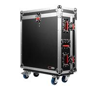 Gator Cases ATA-Style - Valigetta per mixer compatto Behringer X32 con ruote, cuccia inclusa, GTOUR-X32CMPCT