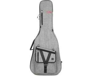 Gator CASES - Borsa Transit Chitarra Acustica, Imbottitura 20 mm, Struttura rigida interna, Tasca accessori, Spallacci zaino rimovibili, Colore Grigio (GT-ACOUSTIC-GRY)