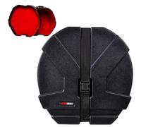 Gator CASES - Custodia Rigida per Floor Tom 18x16, Struttura Roto-Molded, Interno in Micro-Velluto, Design Impilabile, Chiusura con Cinghia Regolabile (GPC-1816)