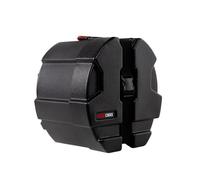 GATOR CASES - Custodia Rigida per Tom 10x8, Struttura Roto-Molded, Interno in Micro-Velluto, Design Impilabile, Chiusura con Cinghie Regolabili (GPC-1008)