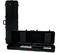 Gator Cases Frequent Flyer TSA - Keyboard TSA Series Custodia per tastiera in polietilene stampato ATA con rotelle per tastiere a 88 tasti sottili ed extra-lunghe, GTSA-KEY88SLXL