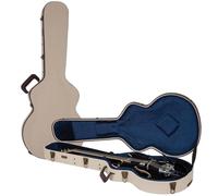 Gator Cases Journeyman - Custodia deluxe in legno per chitarre elettriche semi-hollow come Gibson 335, esterno in iuta Journeyman, GW-JM 335