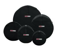 Gator Cases Protechtor Series, Set di 5 Borse Imbottite in Nylon per Set di Batteria Fusion Style, Adatte per 22″X18″, 10″X9″, 12″X10″, 16″X16″, 14″X5.5″ (GP-FUSION16)