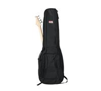 Gator CASES - Serie 4G Borsa Morbida per Due Bassi Elettrici con Spallacci Regolabili; Adatta per Due Bassi Stile Precision o Jazz, Nera (GB-4G-BASSX2)