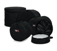 GATOR CASES - Set di borse imbottite per batteria a 5 pezzi della serie Protechtor per kit standard; Grancassa da 22", Tom da 12”, Tom da 13”, Tom da 16”, Rullante da 14” (GP-STANDARD-100)