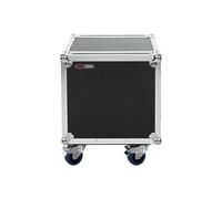 Gator Custodie G-TOUR Audio Road Rack con ruote resistenti e hardware di grado Tour; profondità rack 43,2 cm, 10U (G-Tour 10U CAST)