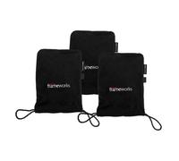 Gator Frameworks Custodia morbida in velluto per microfono da studio, protegge da polvere, sporco e graffi, 3 pezzi (GFW-MICPOUCH-3PK)