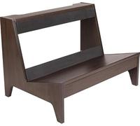 Gator Frameworks Elite Series (GFW-ELITEGTRAMPLG-BRN) - Supporto grande in legno per amplificatore per chitarra, finitura noce scuro