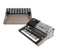 Gator Frameworks Elite Synth Oasis Series Supporto per tastiera per controller Midi a 32 tasti, grigio (GFW-ELITE-SYNTHOASIS-GRY-32)