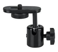 GATOR FRAMEWORKS - Adattatore per Supporto Microfono con Testa a Sfera, Filettatura 5/8"-27 Femmina a 1/4"-20 Maschio, Rotazione 360°, Inclinazione 180°, Capacità 2,7 kg (GFW-MIC-CAMERA-MT)