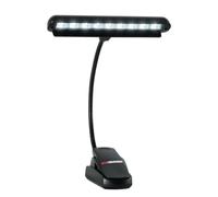 Gator Frameworks - Lampada LED Clip-On per Leggii Musicali con Collo Flessibile e Alimentazione USB o Batteria (GFW-MUS-LED)