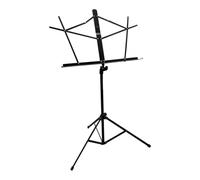GATOR FRAMEWORKS - Leggio Pieghevole per Spartiti | Struttura in Metallo, Piedini Antiscivolo, Altezza Regolabile, Borsa Inclusa (RI-MUSICSTD1)
