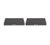 GATOR FRAMEWORKS - Pad di Isolamento per Monitor da Studio | Set da 2 Pezzi, Design Reversibile, Angolazione Regolabile, Adatto a Monitor da 8" (GFW-ISOPAD-LG)