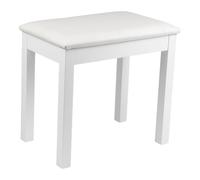 Gator Frameworks Panca tradizionale in legno per tastiera e pianoforte, finitura bianca (GFW-KEYBENCH-WDWH)