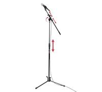 Gator Frameworks Rok-It Series RI-MIC-520 - Treppiede per microfono regolabile da 80 cm a 156 cm di altezza, completamente pieghevole per un comodo viaggio