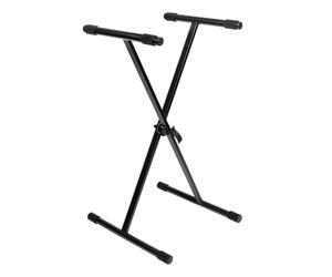 Gator Frameworks, Stand a X per Tastiere, Struttura in Acciaio Regolabile in Altezza, Ideale per Performance Live o in Studio, Facile da Richiudere, Supporta Fino a 45 kg (GFW-KEY-1000X)