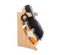 Gator Frameworks Supporto combinato Rack Elite Series per 3-4 chitarre e altri strumenti, finitura acero naturale opaco (GFW-ELITEGTR3RK-MPL)