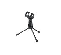 GATOR FRAMEWORKS - Supporto da Tavolo per Microfoni Wireless con Treppiede Pieghevole e Clip Universale (GFW-MIC-0251)