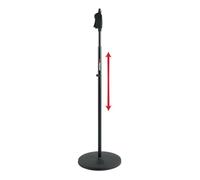 GATOR FRAMEWORKS - Supporto Microfono Deluxe con Base Ponderata da 12" e Regolazione Altezza a Una Mano (GFW-MIC-1201)
