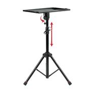 Gator Frameworks - Supporto per Laptop e Proiettore con Treppiede, Altezza Regolabile 718-1130 mm, Capacità 9,07 kg, Finitura Nera (GFW-LAPTOP-1500)