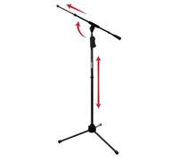 GATOR GFW-MIC-2120 Stand DELUXE treppiede per microfono c/giraffa telescopica