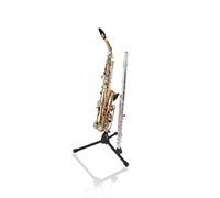 Gator Frameworks Supporto verticale ponderato con base rotonda per sassofoni con