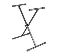 Gator Supporto a X per tastiera FW-KEY-1000X regolabile con piedini in gomma braccio singolo