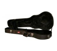 Gator CASES - Custodia rigida per chitarra elettrica stile Les Paul, struttura in compensato, rivestimento Tolex PVC nero, interno in peluche, chiusure con serratura (GWE-LPS)