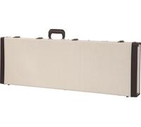 GATOR CASES - Custodia Rigida per Basso Elettrico, Esterno in Iuta, Interno in Velluto Blu, Design Vintage, Chiusura con Serratura (GW-JM BASS)