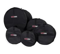 Gator - Set di borse per batteria rock: 55,9 x 45,7 cm; 25,4 x 20,3 cm; 30,5 x 22,9 cm; 40,6 x 40,6 cm; 16,5 x 35,6 cm (GP-ROCK-100)