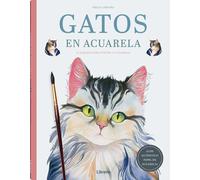 GATOS EN ACUARELA: 22 DIBUJOS PARA PINTAR O COLOREAR
