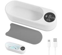 Gatphy Pulitore ultrasonico professionale per la pulizia dei gioielli con timer a 2 modalità, detergente portatile per gioielli a ultrasuoni multiuso