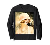 Gatsby Ragazze ruggenti Anni Venti Moda Trend Maglia a Manica