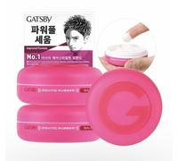 Gatsby Spiky Edge Moving Rubber Hair Styling Cera per capelli da uomo 80 g, c...